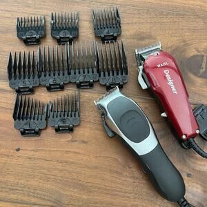 Wahl Designer / Precision Clipper Set With Guards & Case
